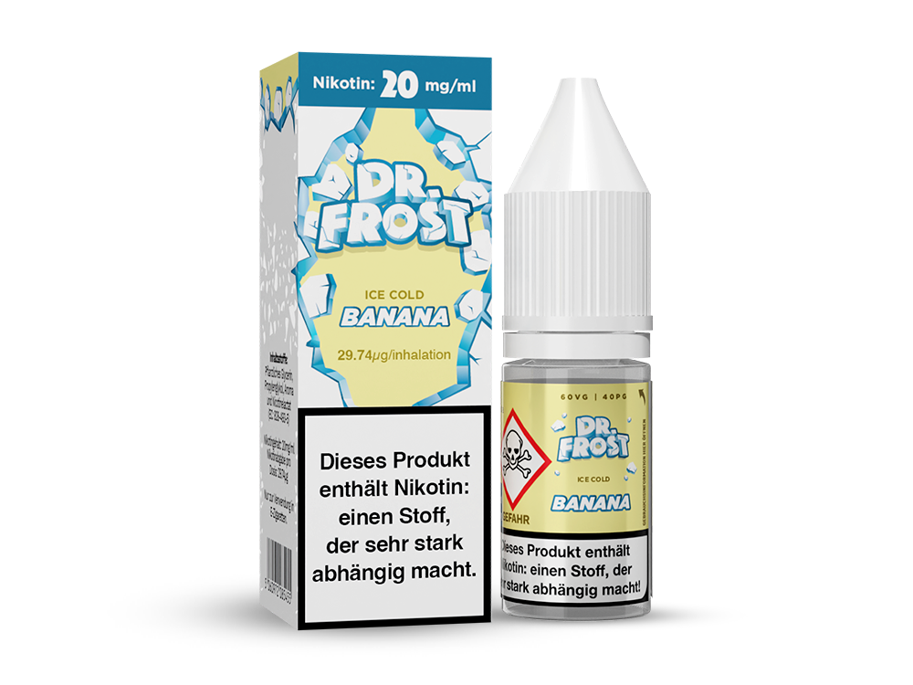 Dr. Frost - Ice Cold - Nikotinsalz Liquid - Banana Dr. Frost - Ice Cold - Nikotinsalz Liquid - Banana