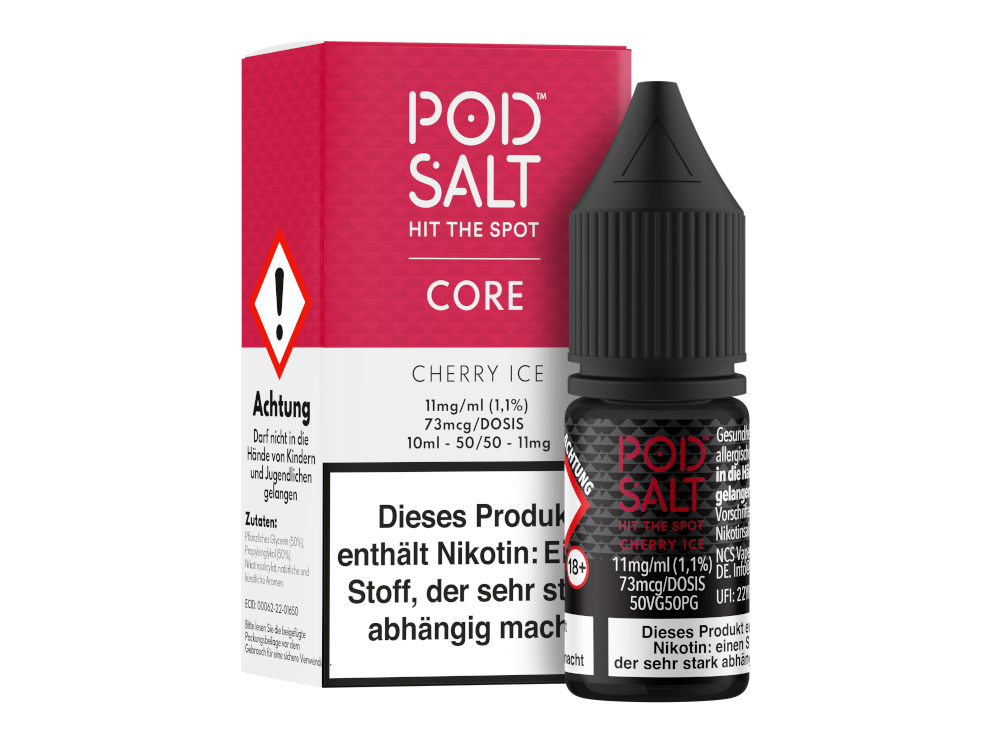 Pod Salt Core - Nikotinsalz Liquid - Cherry Ice Pod Salt Core - Nikotinsalz Liquid - Cherry Ice