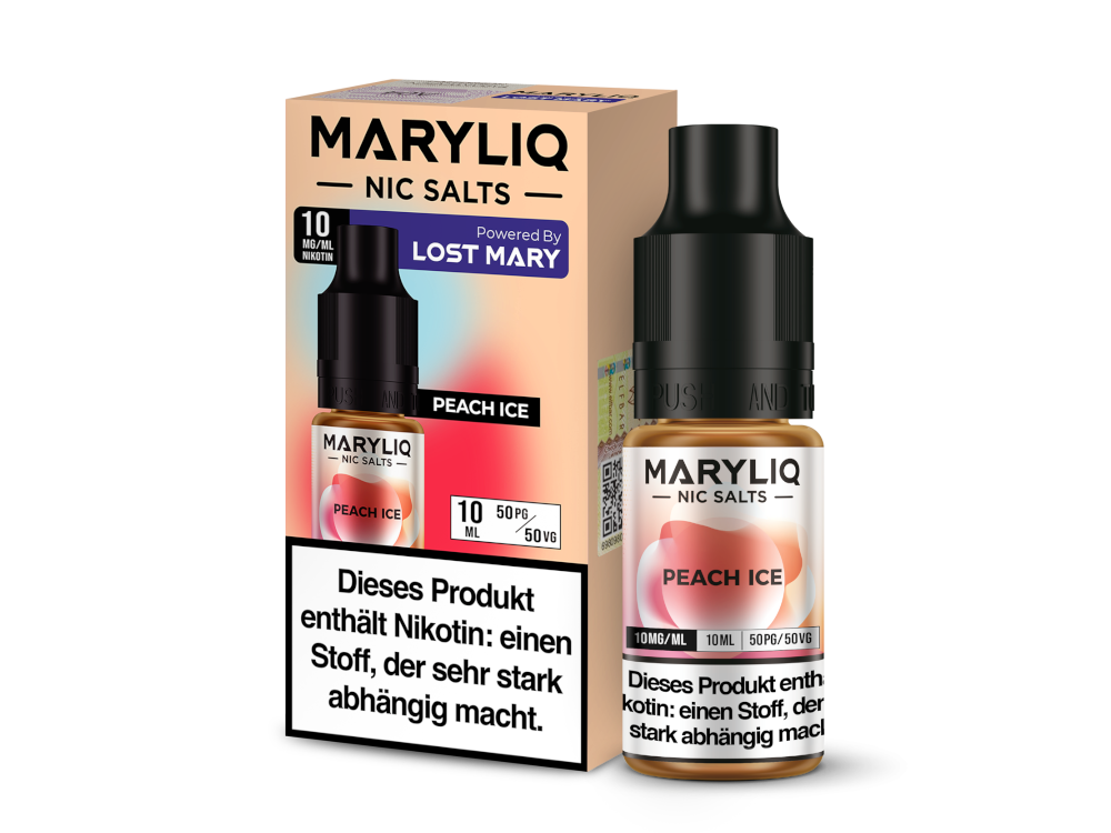 MARYLIQ - Nikotinsalz Liquid - Peach Ice MARYLIQ - Nikotinsalz Liquid - Peach Ice