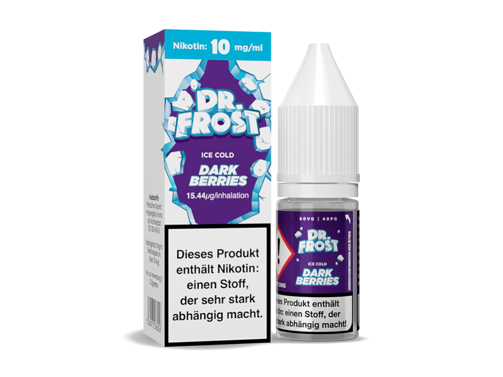 Dr. Frost - Ice Cold - Nikotinsalz Liquid - Dark Berries Dr. Frost - Ice Cold - Nikotinsalz Liquid - Dark Berries