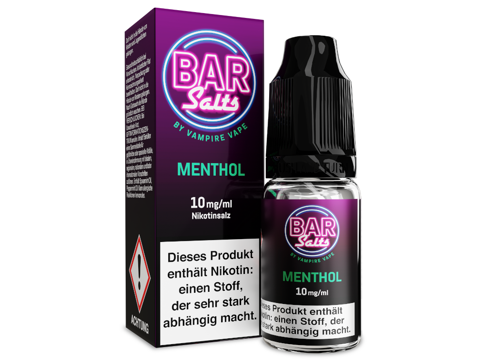 Vampire Vape - Bar Salts - Nikotinsalz Liquid - Menthol Vampire Vape - Bar Salts - Nikotinsalz Liquid - Menthol