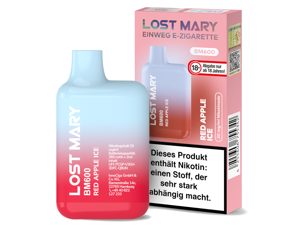 Lost Mary - BM600 Einweg E-Zigarette - 20mg/ml - Triple Mango Lost Mary - BM600 Einweg E-Zigarette - 20mg/ml - Triple Mango