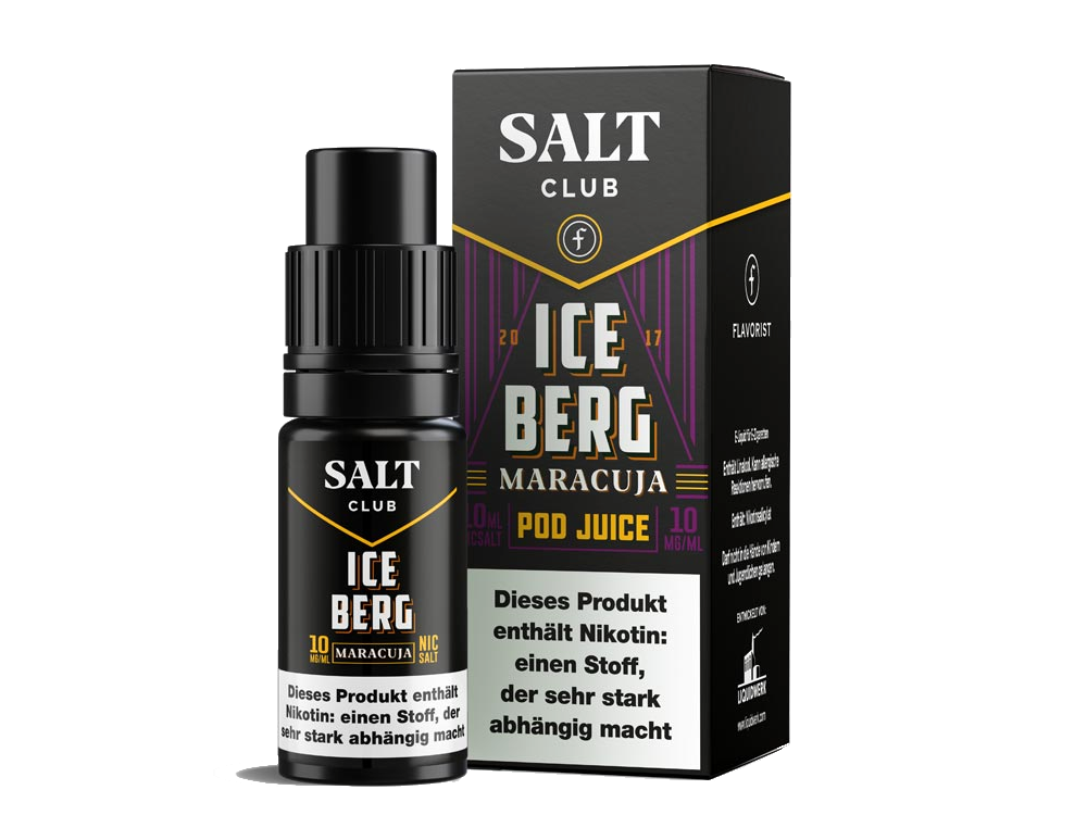 Salt Club - Flavorist Iceberg - Nikotinsalz Liquid - Maracuja Salt Club - Flavorist Iceberg - Nikotinsalz Liquid - Maracuja