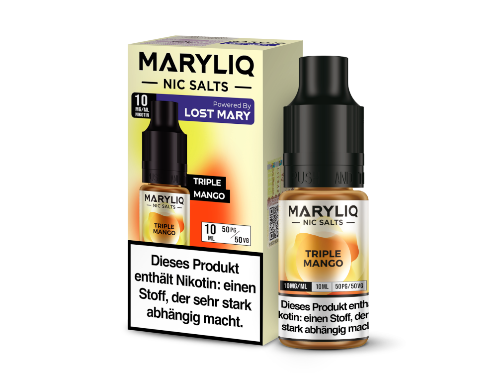 MARYLIQ - Nikotinsalz Liquid - Triple Mango MARYLIQ - Nikotinsalz Liquid - Triple Mango
