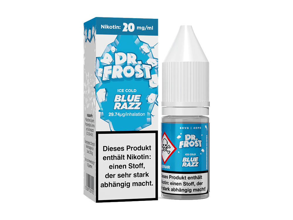 Dr. Frost - Ice Cold - Nikotinsalz Liquid - Blue Razz Dr. Frost - Ice Cold - Nikotinsalz Liquid - Blue Razz