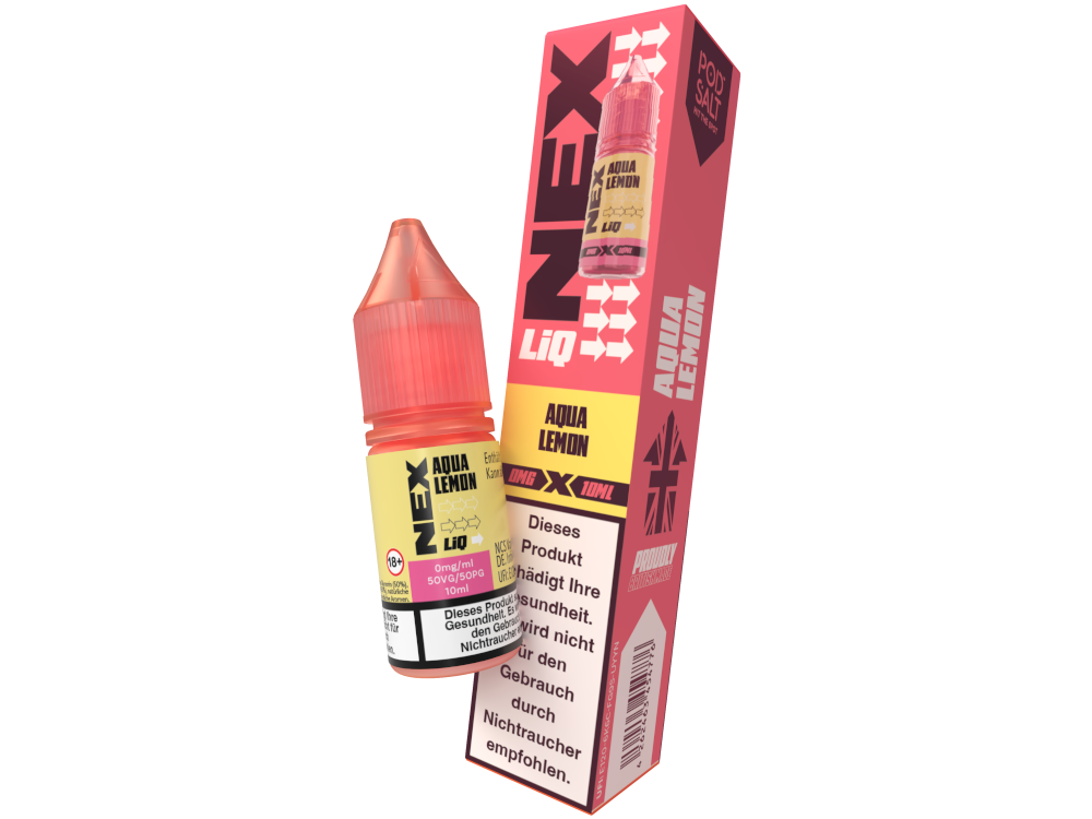 Pod Salt - NexLiq - Nikotinsalz Liquid - Aqua Lemon Pod Salt - NexLiq - Nikotinsalz Liquid - Aqua Lemon