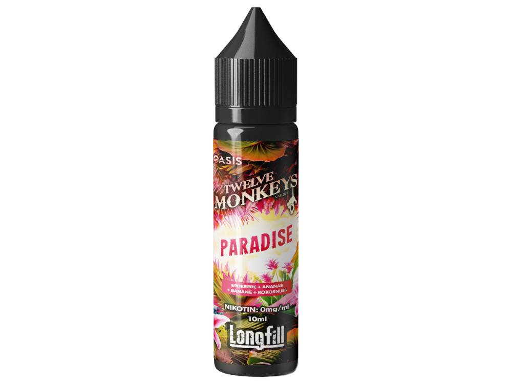 Twelve Monkeys - Longfills 10ml - Paradise Twelve Monkeys - Longfills 10ml - Paradise