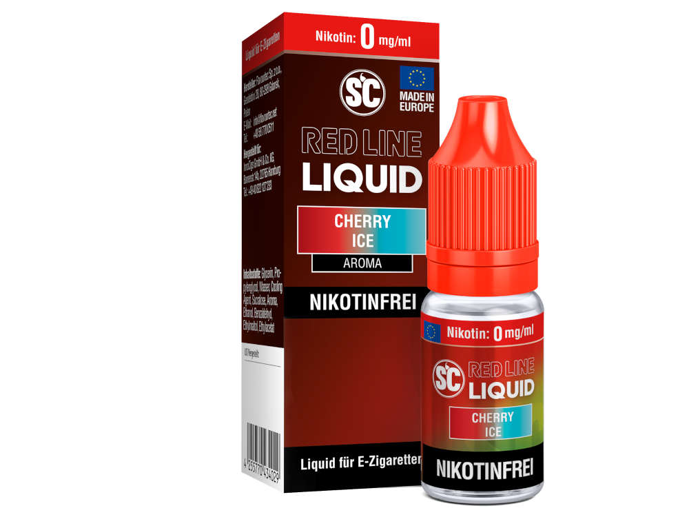 SC - Red Line - Cherry Ice - Nikotinsalz Liquid SC - Red Line - Cherry Ice - Nikotinsalz Liquid