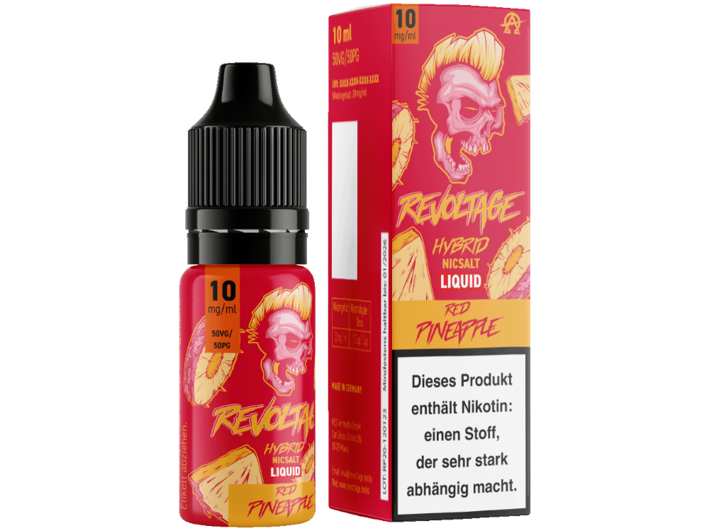 Revoltage - Tobacco Gold - Hybrid Nikotinsalz Liquid - Red Pineapple Revoltage - Tobacco Gold - Hybrid Nikotinsalz Liquid - Red Pineapple