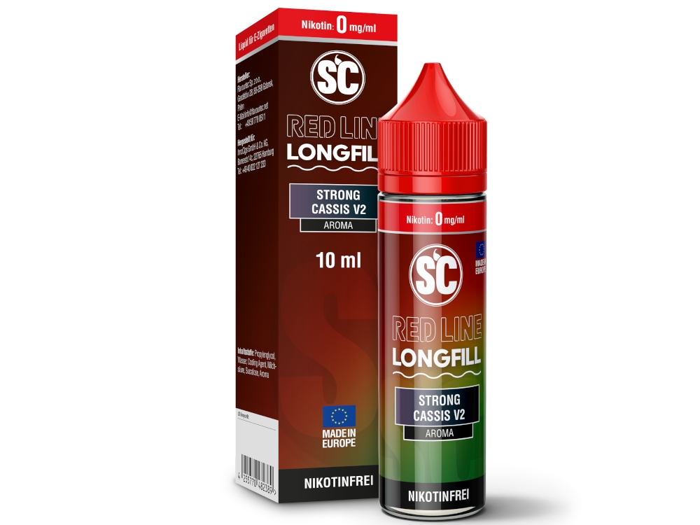 SC - Red Line Longfills 10 ml - Strong Cassis V2 SC - Red Line Longfills 10 ml - Strong Cassis V2