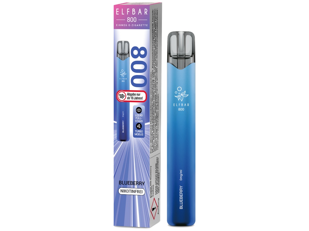 Elfbar 800 Einweg E-Zigarette - Blueberry Elfbar 800 Einweg E-Zigarette - Blueberry