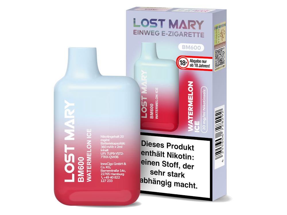 Lost Mary - BM600 Einweg E-Zigarette - 20mg/ml - Triple Mango Lost Mary - BM600 Einweg E-Zigarette - 20mg/ml - Triple Mango