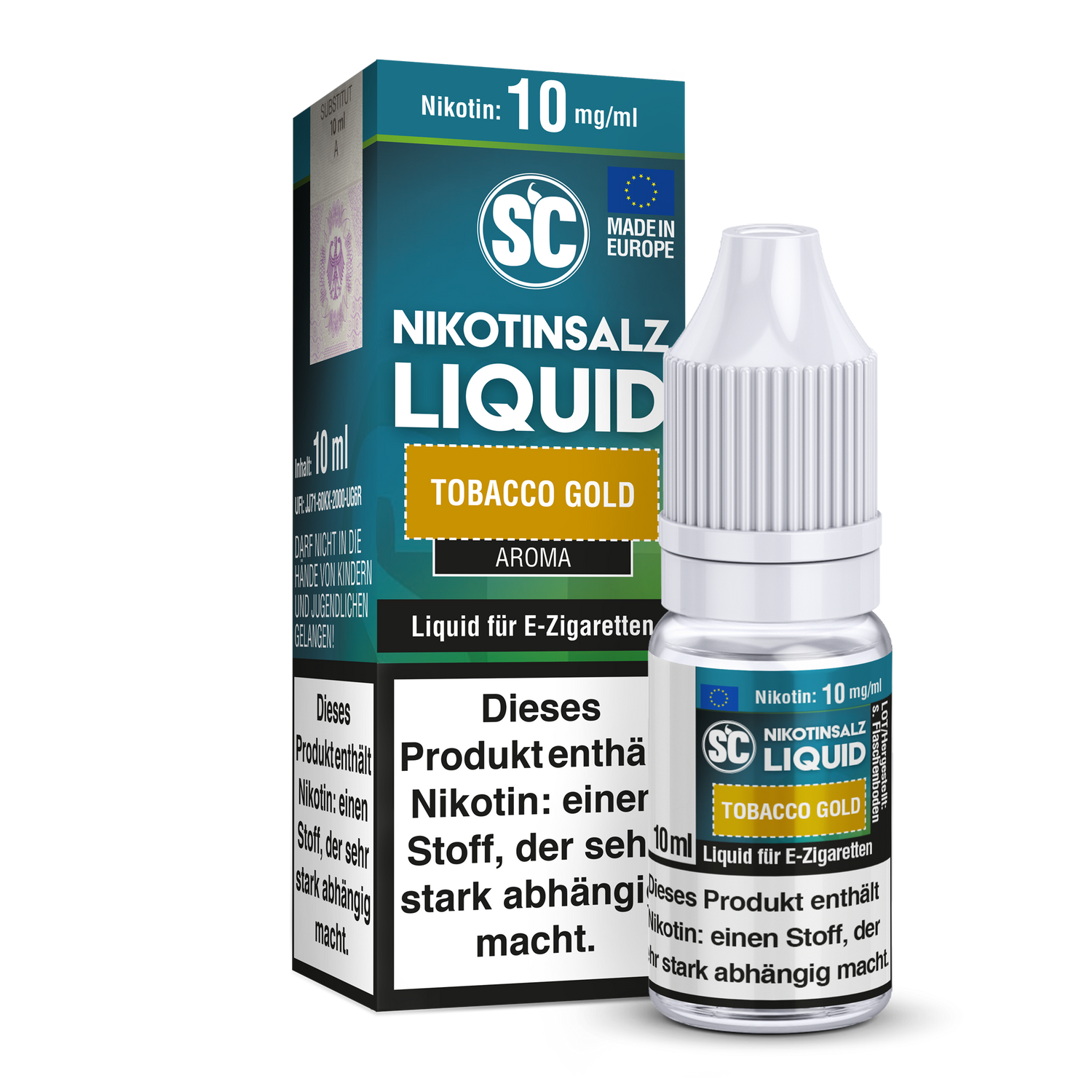 SC - Tobacco Gold - Nikotinsalz Liquid SC - Tobacco Gold - Nikotinsalz Liquid