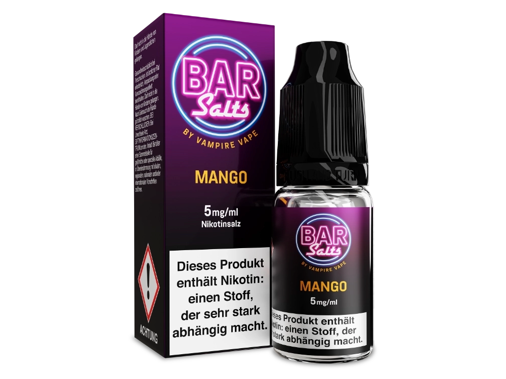 Vampire Vape - Bar Salts - Nikotinsalz Liquid - Mango Vampire Vape - Bar Salts - Nikotinsalz Liquid - Mango