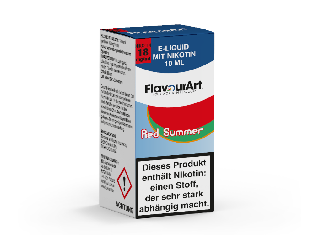 FlavourArt - E-Zigaretten Liquid - Red Summer FlavourArt - E-Zigaretten Liquid - Red Summer