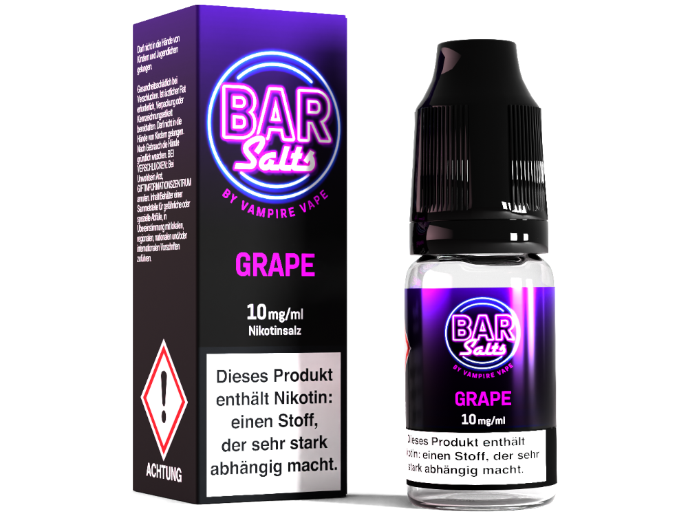 Vampire Vape - Bar Salts - Nikotinsalz Liquid - Grape Vampire Vape - Bar Salts - Nikotinsalz Liquid - Grape