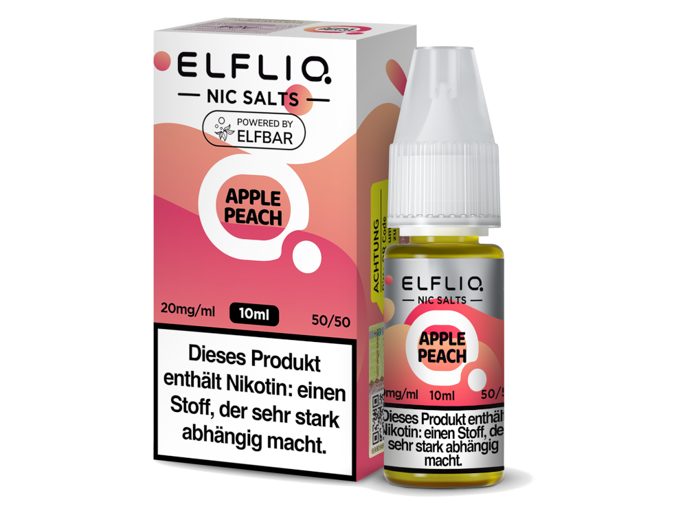 ELFLIQ - Apple Peach - Nikotinsalz Liquid ELFLIQ - Apple Peach - Nikotinsalz Liquid