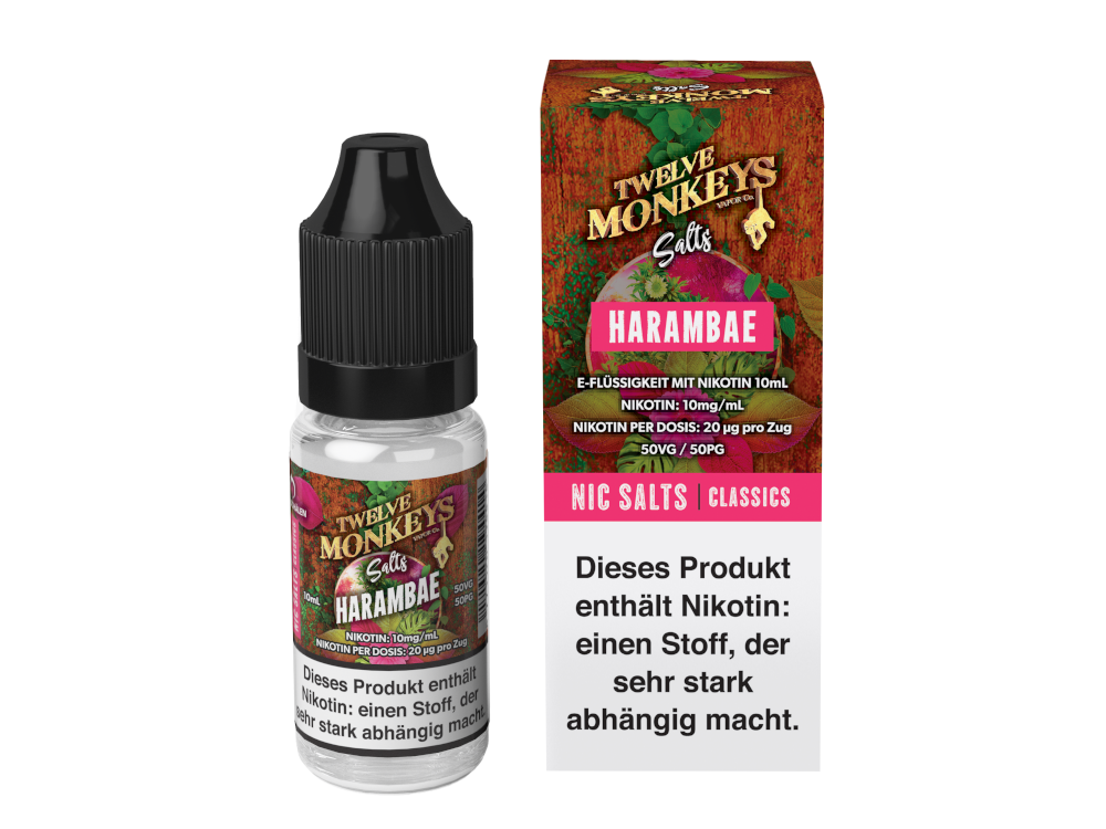 Twelve Monkeys - Harambae - Nikotinsalz Liquid 20 mg/ml