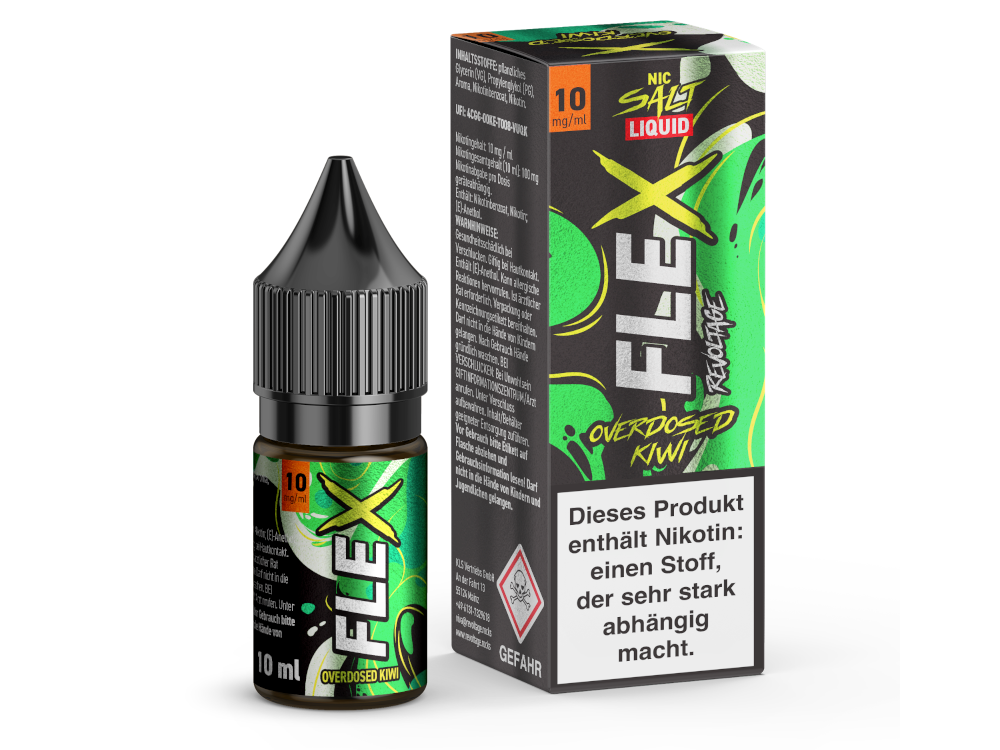 Revoltage - FLEX Nikotinsalz Liquid - Kiwi Revoltage - FLEX Nikotinsalz Liquid - Kiwi