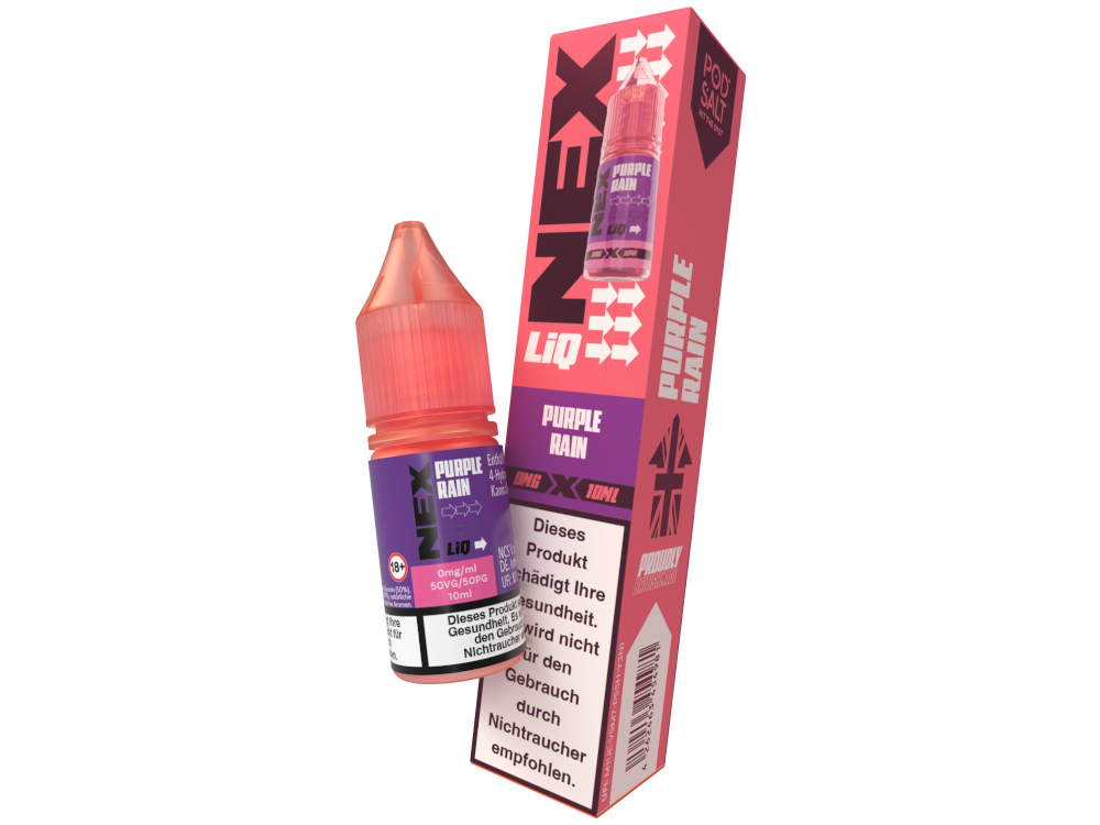Pod Salt - NexLiq - Nikotinsalz Liquid - Purple Rain Pod Salt - NexLiq - Nikotinsalz Liquid - Purple Rain