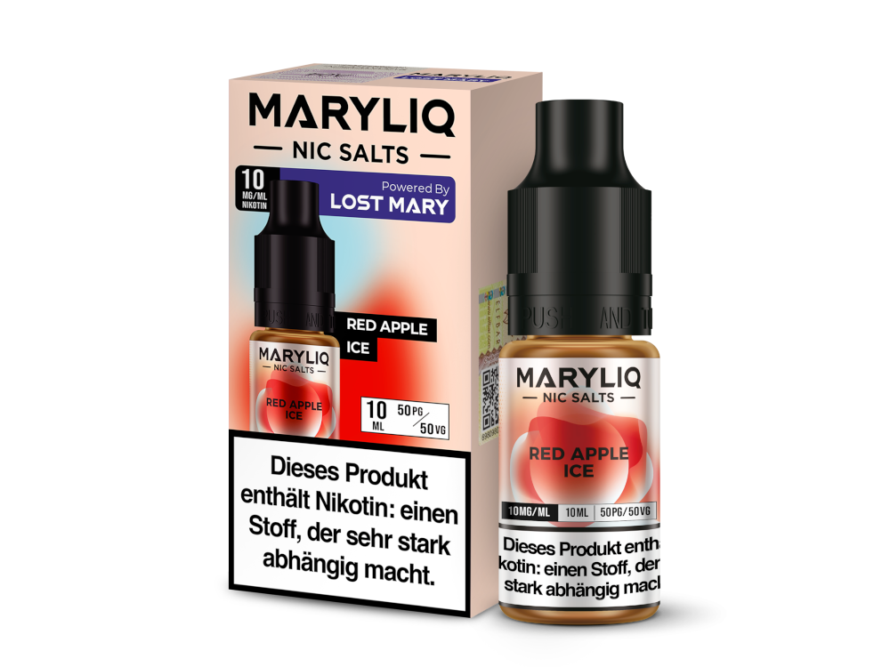 MARYLIQ - Nikotinsalz Liquid - Red Apple Ice MARYLIQ - Nikotinsalz Liquid - Red Apple Ice