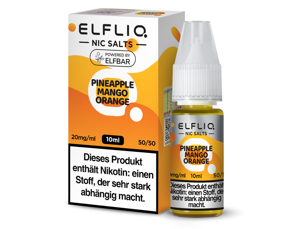 ELFLIQ - Pineapple Mango Orange - Nikotinsalz Liquid ELFLIQ - Pineapple Mango Orange - Nikotinsalz Liquid