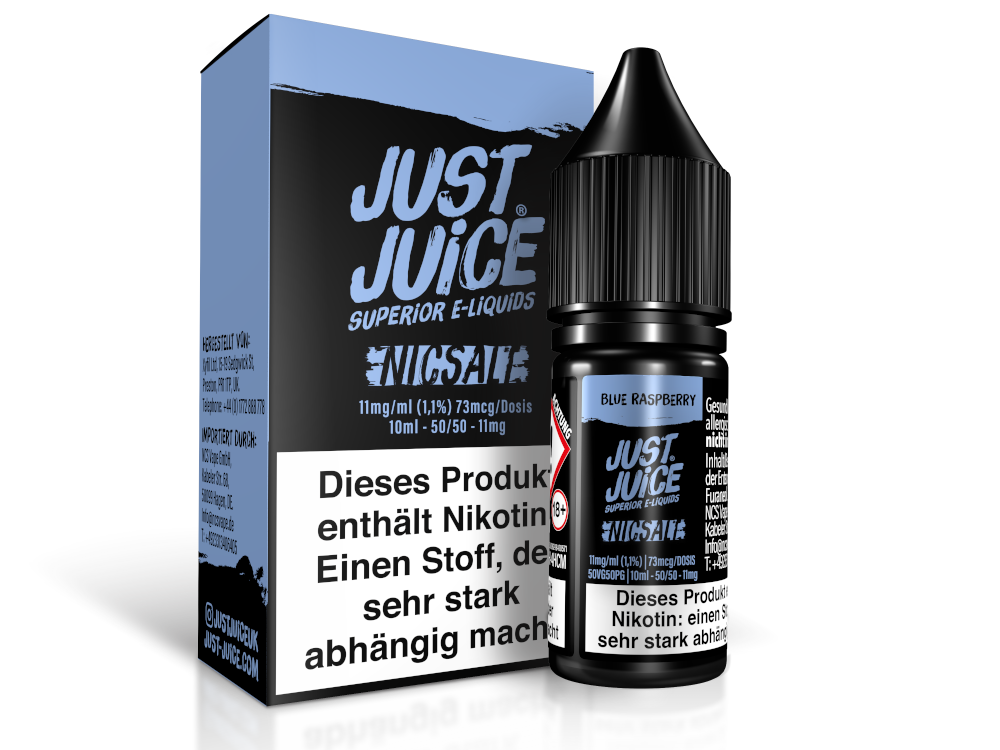 Just Juice - Blue Raspberry - Nikotinsalz Liquid