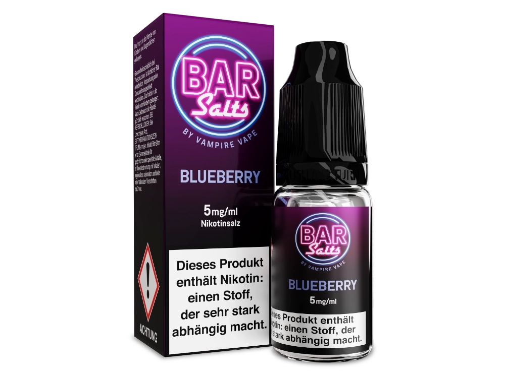 Vampire Vape - Bar Salts - Nikotinsalz Liquid - Blueberry Vampire Vape - Bar Salts - Nikotinsalz Liquid - Blueberry