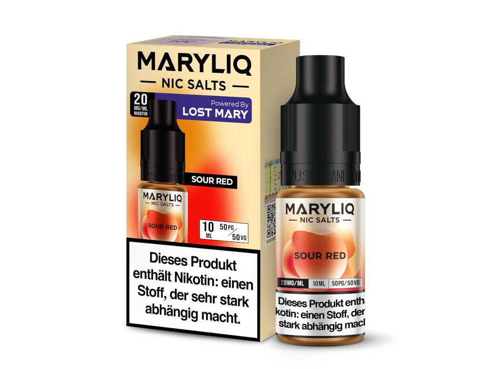 MARYLIQ - Nikotinsalz Liquid - Sour Red MARYLIQ - Nikotinsalz Liquid - Sour Red