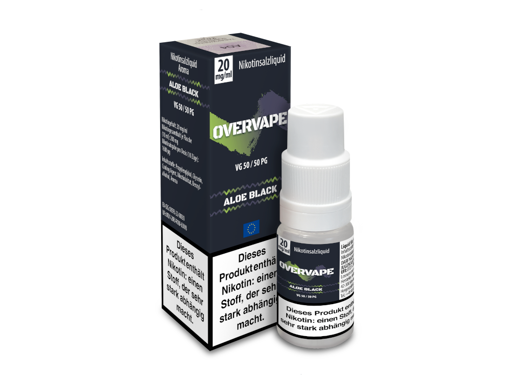 Overvape - Nikotinsalz Liquid - Aloe Black Overvape - Nikotinsalz Liquid - Aloe Black