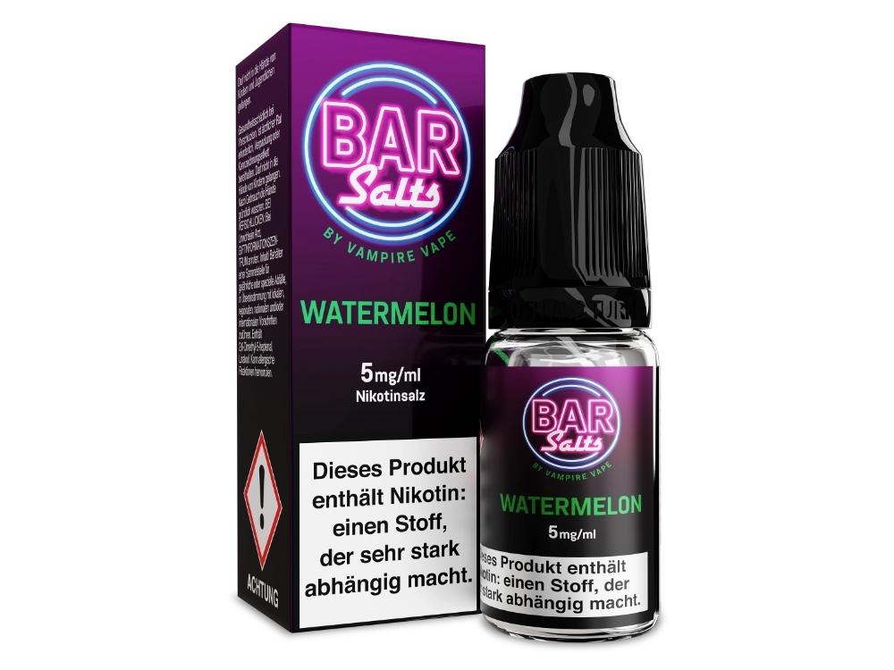 Vampire Vape - Bar Salts - Nikotinsalz Liquid - Watermelon Vampire Vape - Bar Salts - Nikotinsalz Liquid - Watermelon