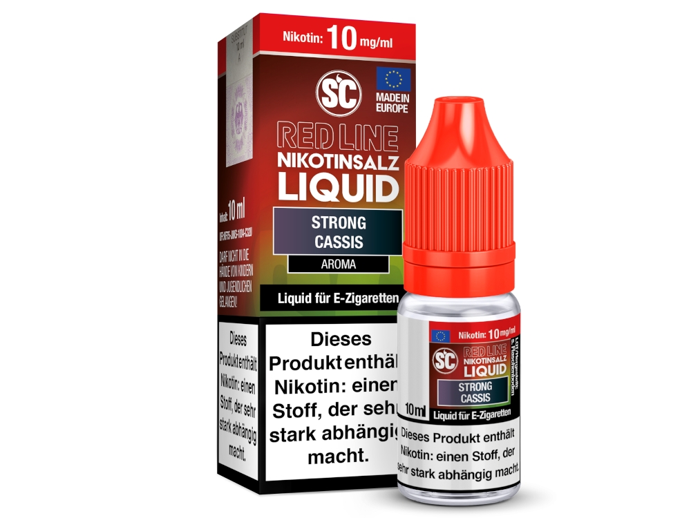 SC - Red Line - Strong Cassis - Nikotinsalz Liquid SC - Red Line - Strong Cassis - Nikotinsalz Liquid