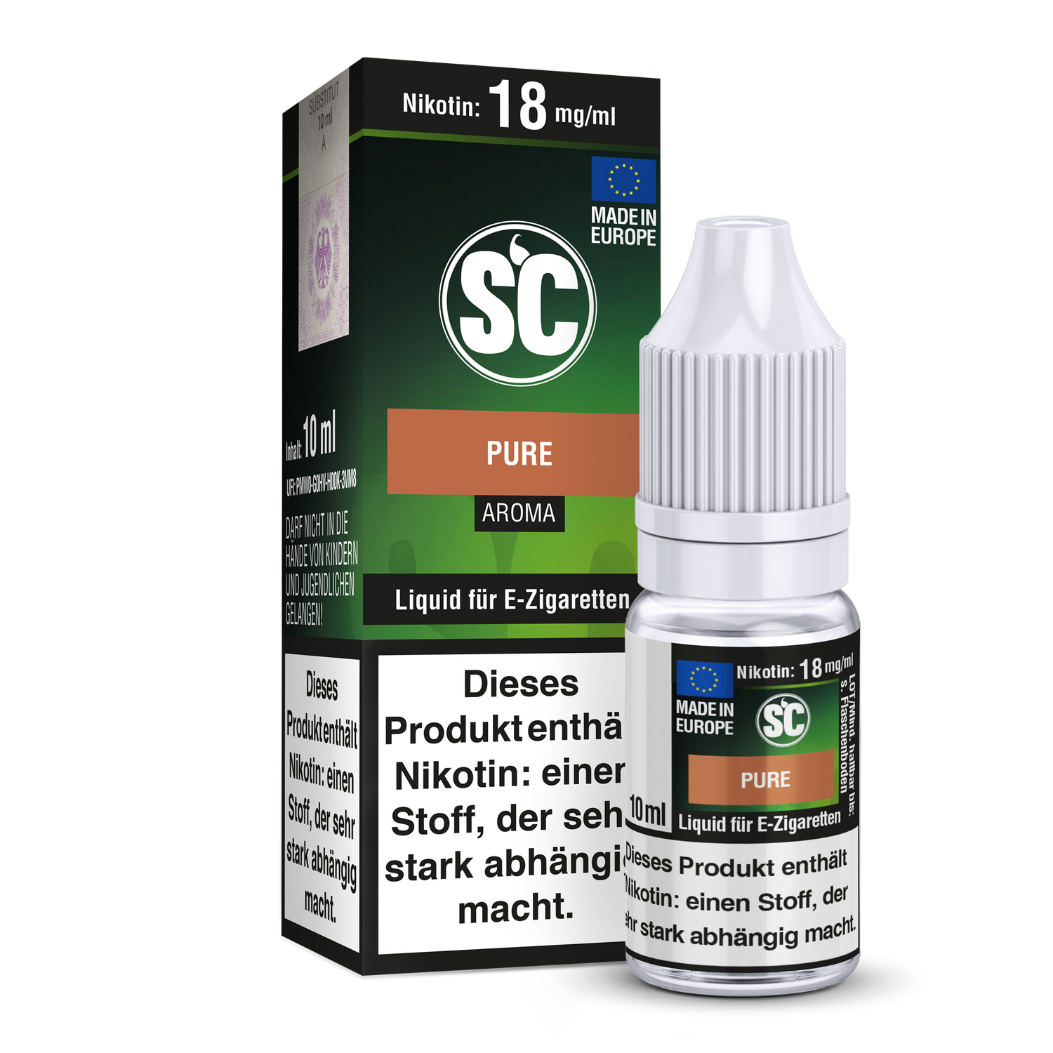 Pure Tabakaroma E-Zigaretten Liquid Pure Tabakaroma E-Zigaretten Liquid