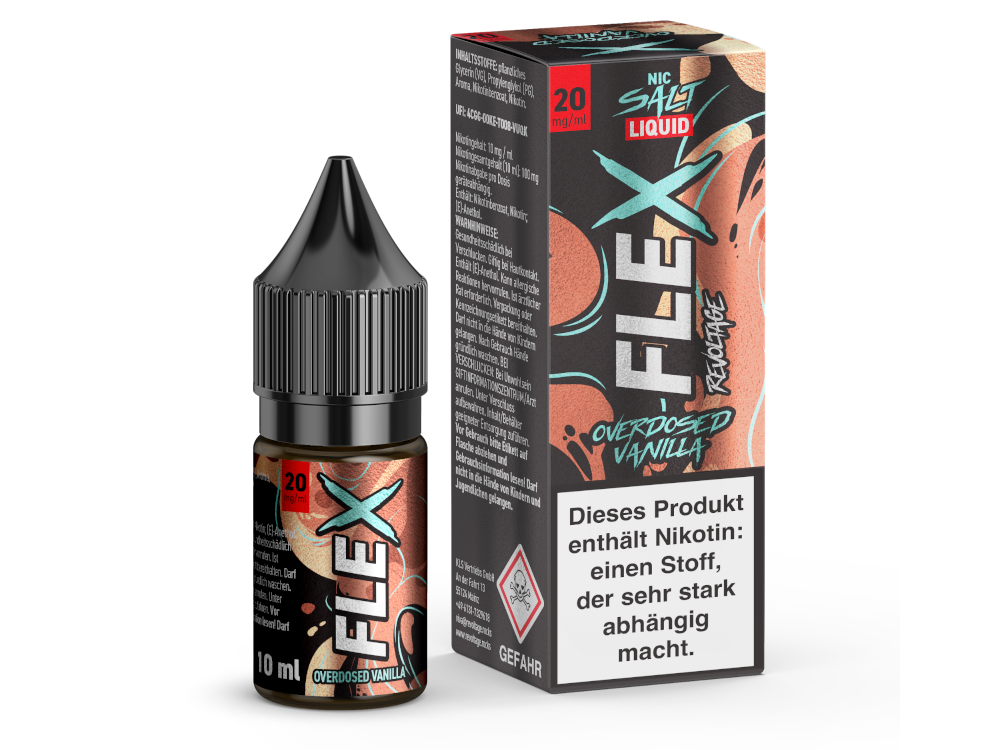 Revoltage - FLEX Nikotinsalz Liquid - Vanilla Revoltage - FLEX Nikotinsalz Liquid - Vanilla