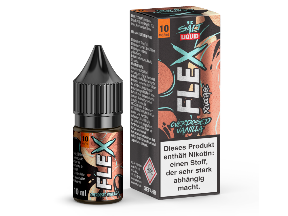 Revoltage - FLEX Nikotinsalz Liquid - Vanilla Revoltage - FLEX Nikotinsalz Liquid - Vanilla