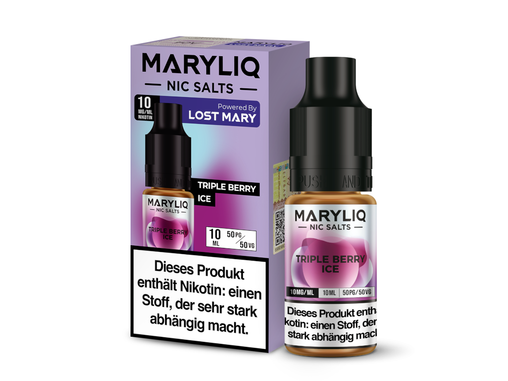 MARYLIQ - Nikotinsalz Liquid - Triple Berry Ice MARYLIQ - Nikotinsalz Liquid - Triple Berry Ice