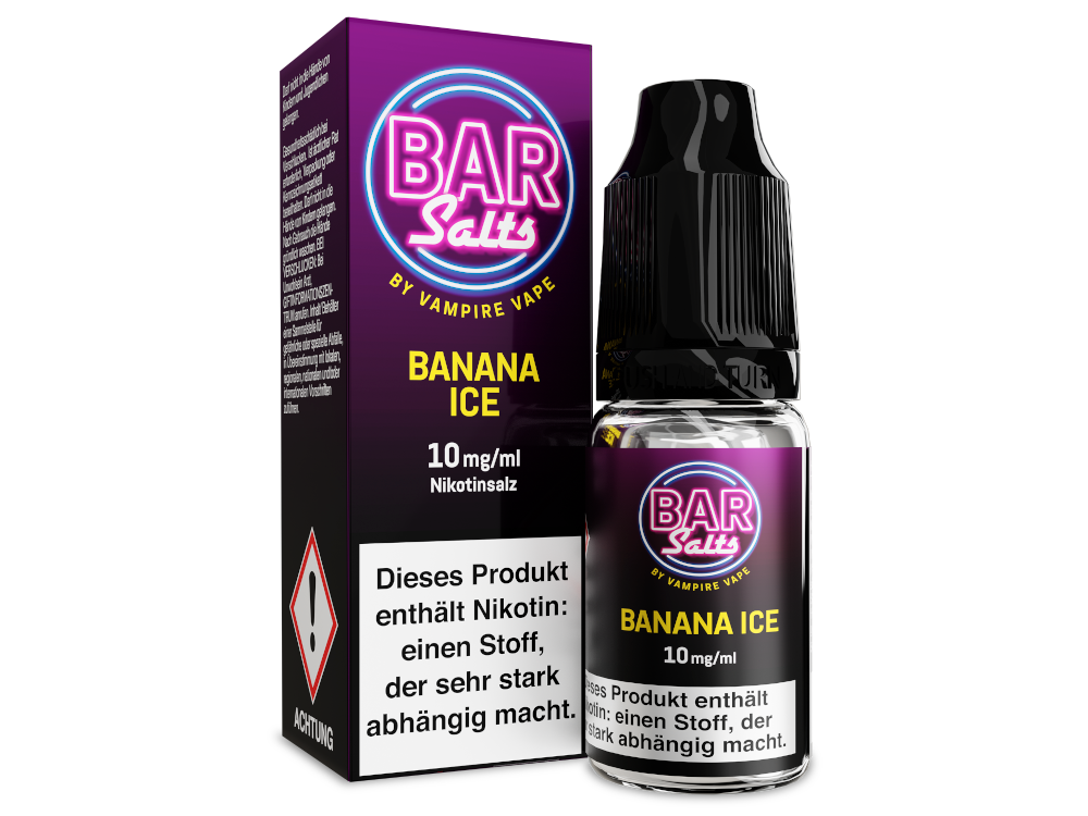 Vampire Vape - Bar Salts - Nikotinsalz Liquid - Banana Ice Vampire Vape - Bar Salts - Nikotinsalz Liquid - Banana Ice