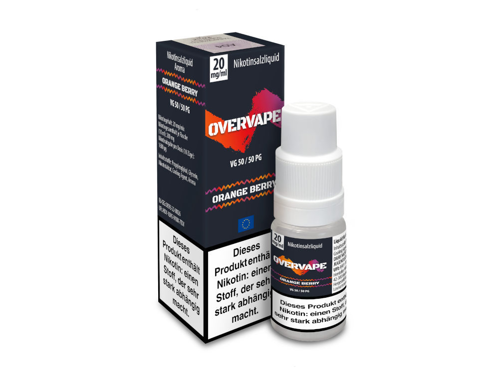 Overvape - Nikotinsalz Liquid - Orange Berry Overvape - Nikotinsalz Liquid - Orange Berry