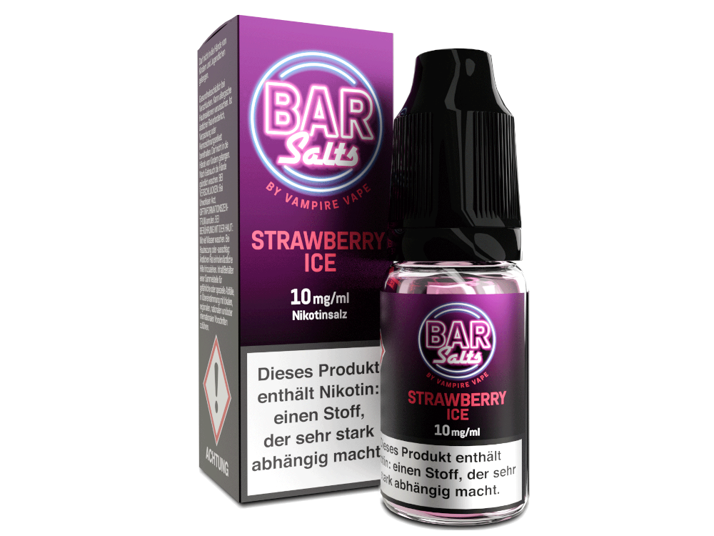 Vampire Vape - Bar Salts - Nikotinsalz Liquid - Strawberry Ice Vampire Vape - Bar Salts - Nikotinsalz Liquid - Strawberry Ice