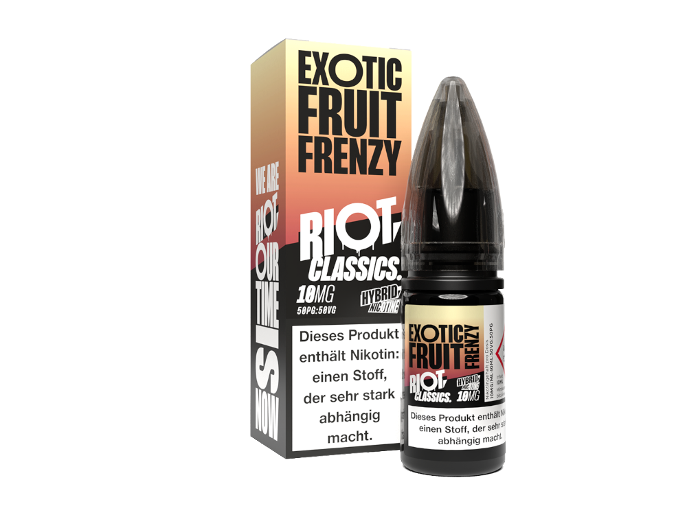 Riot Squad - Classics - Hybrid Nikotinsalz Liquid - Exotic Fruit Frenzy Riot Squad - Classics - Hybrid Nikotinsalz Liquid - Exotic Fruit Frenzy